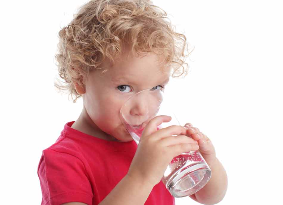 Kid Drinking Radon in Well Water