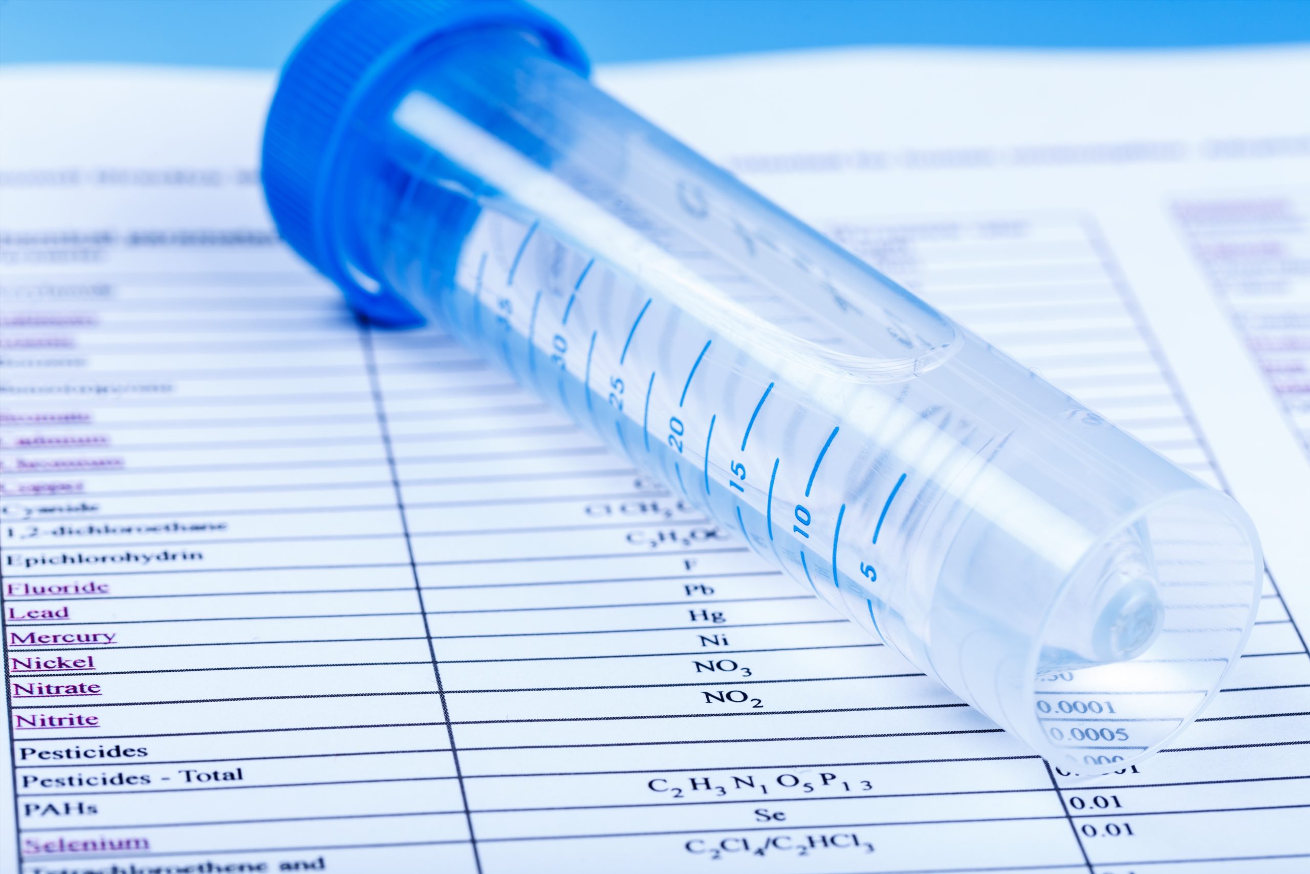 water test coliform bacteria